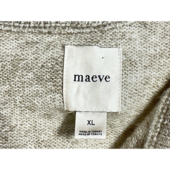 Anthropologie Maeve Short Sleeve Grey Cardigan‎ Gold Buttons  XL Preppy Academia - Picture 9 of 16